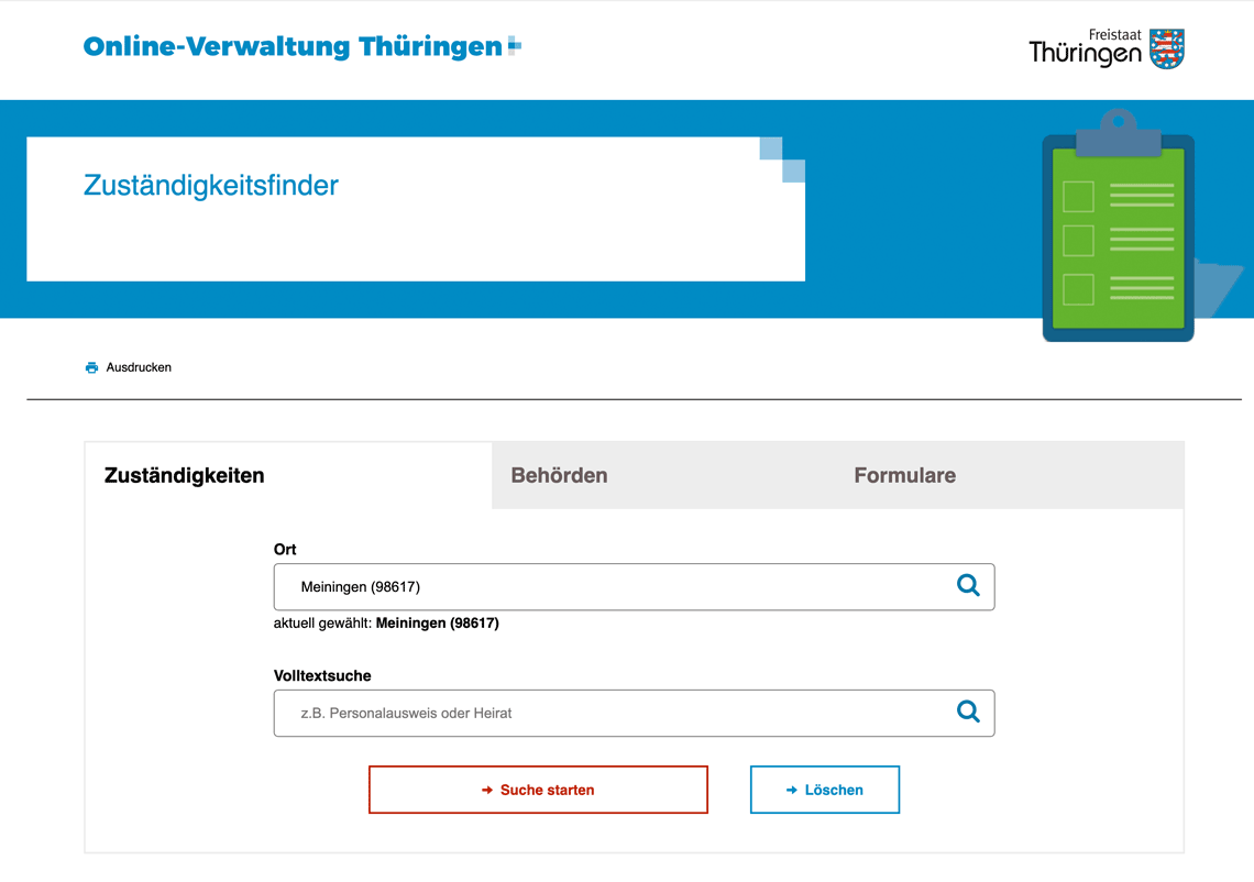 Zuständigkeitsfinder